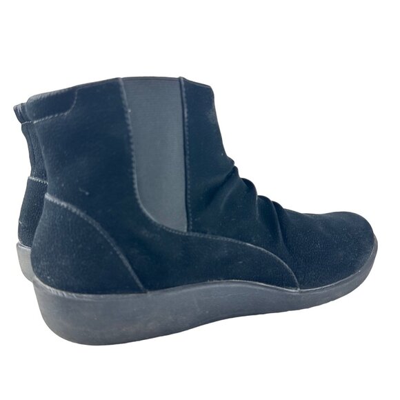 Cloudsteppers by Clark Womens 11 Sillian Rima Black Ankle Boots Cushion Soft - Picture 2 of 11
